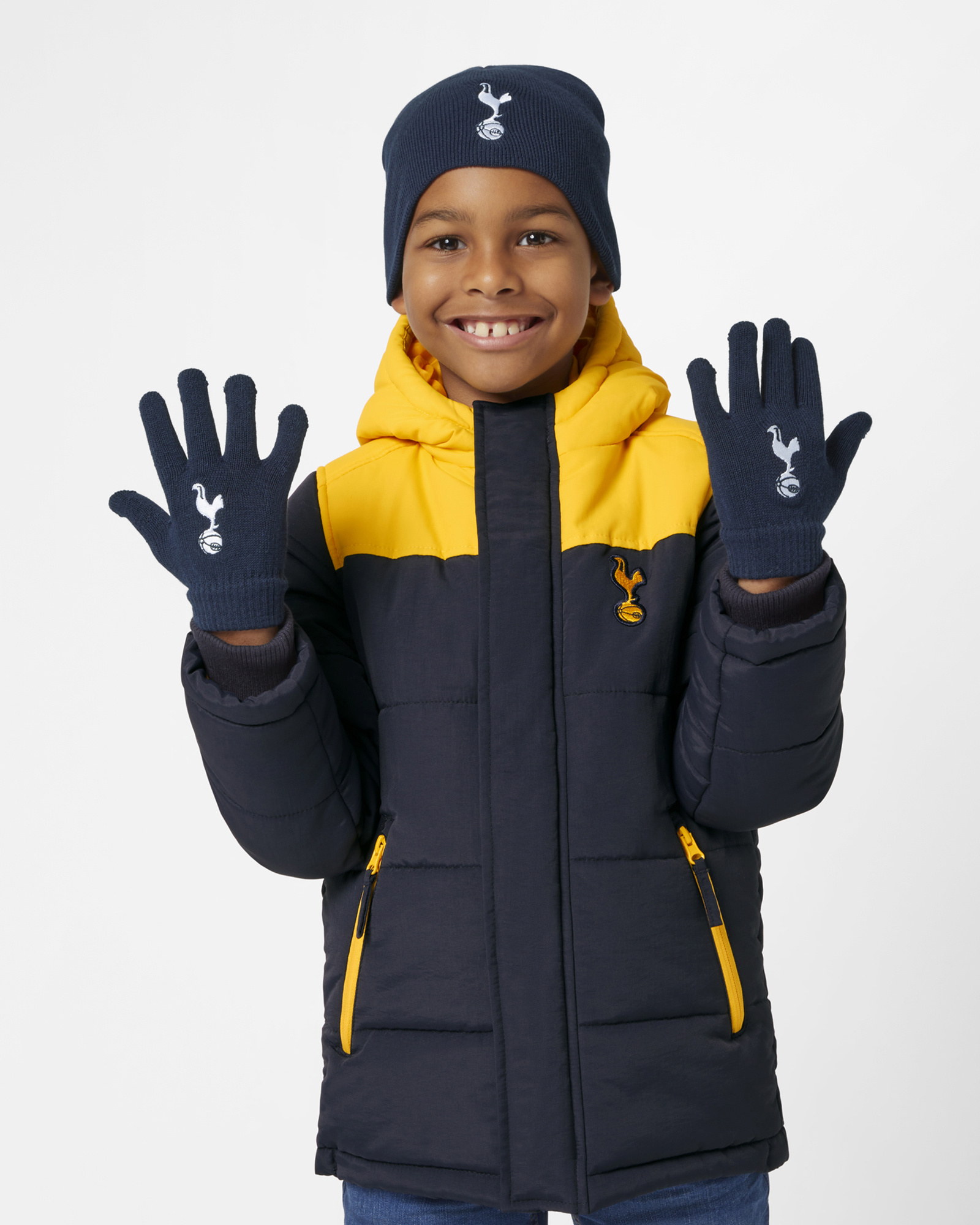 114451_Spurs_Kids_Knitted_Navy_Gloves_4_7_Years_1